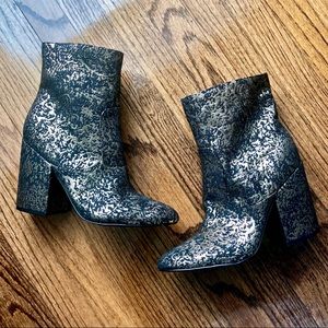 Metallic boots